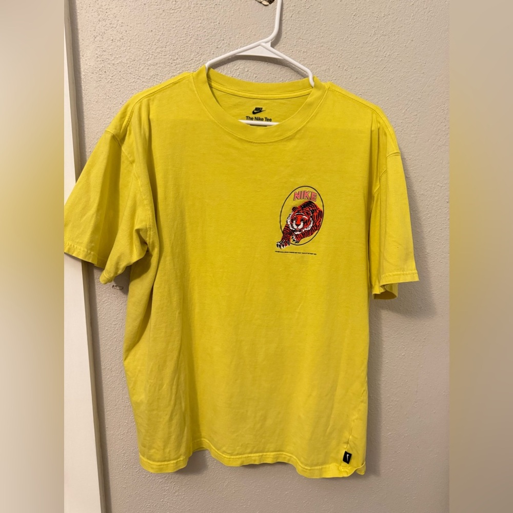 Nike Yellow Loose Fit Tee